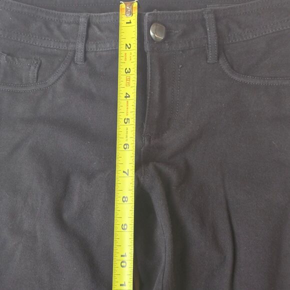 Guess Legging Slim Fit Low Rose Women's 26 Black with Pockets - Picture 5 of 16